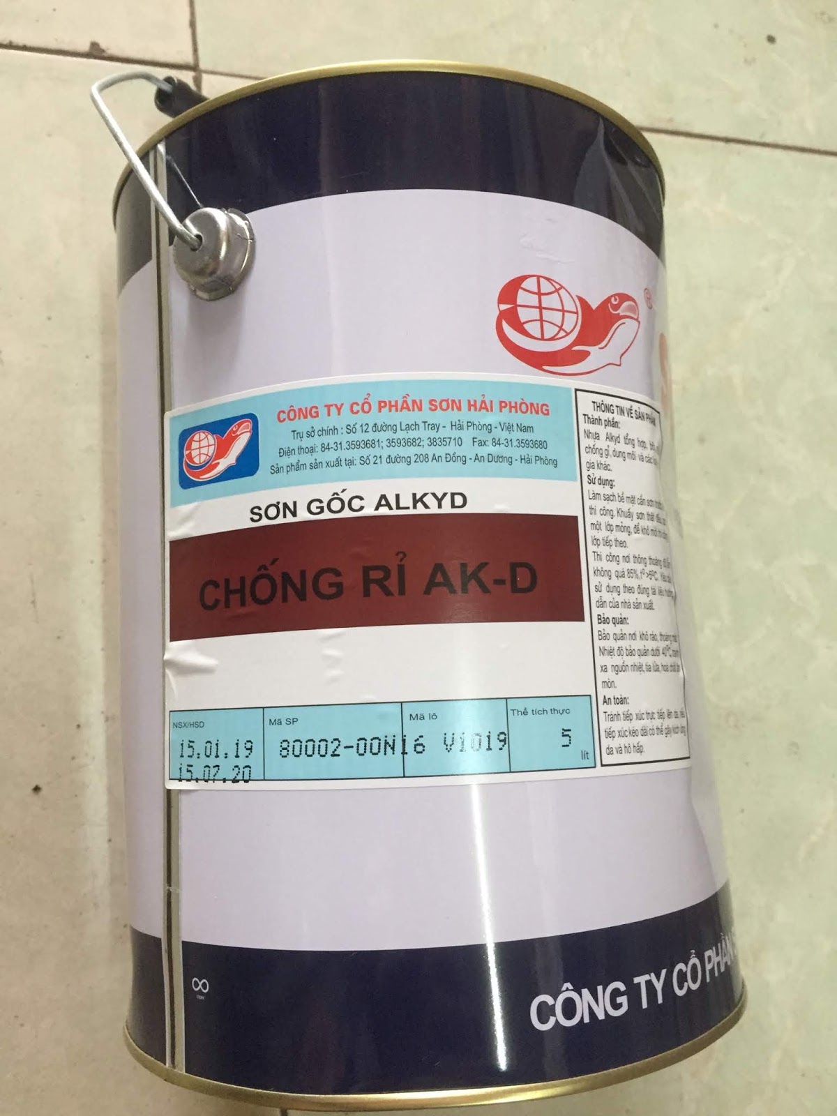 Sơn chống rỉ Hải phòng
