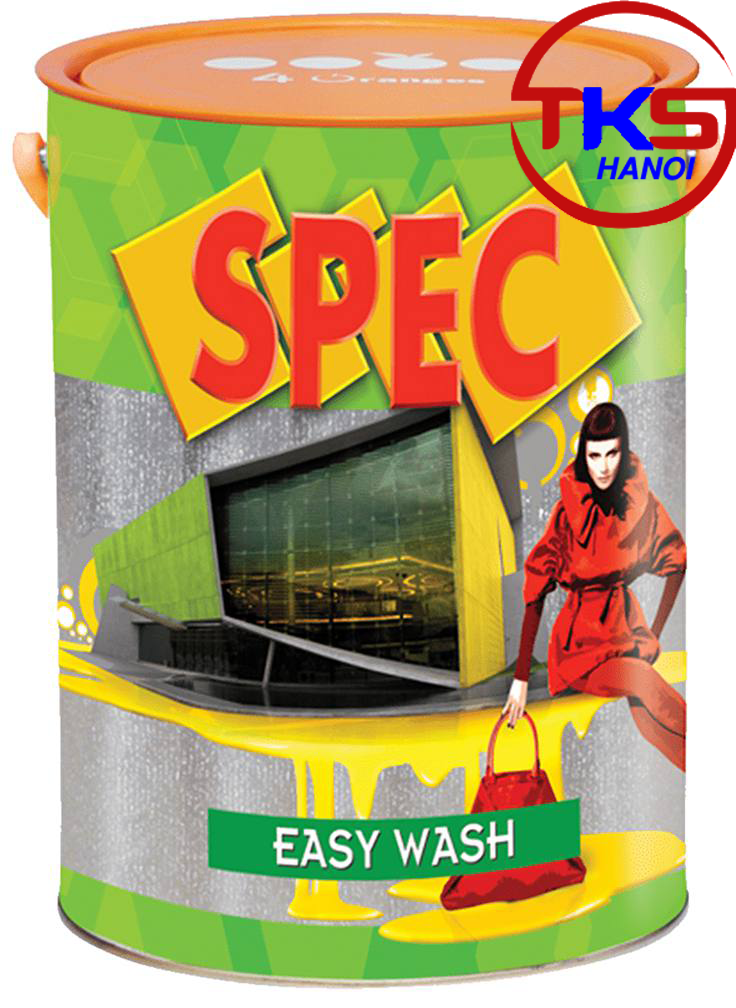 Sản phẩm sơn Spec Easy Wash dễ dàng lau chùi